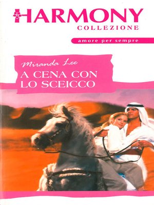 cover image of A cena con lo sceicco